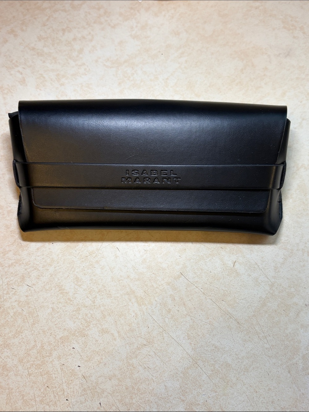 Authentic Isabel Marant Black Eyeglass Case + Cleansing Cloth
